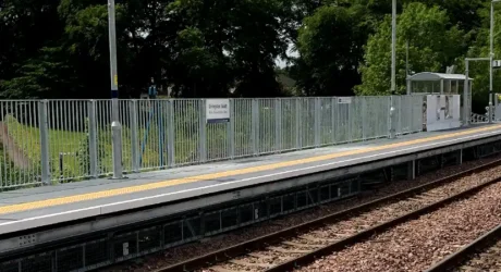 Livingstone South New Build Station GRP Platform