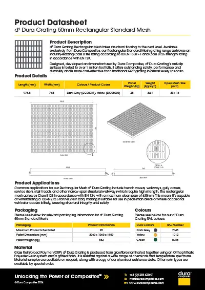 d2-Dura-Grating-50mm-Rectangular-Standard-Mesh-Product-Datasheet-Dura-Composites